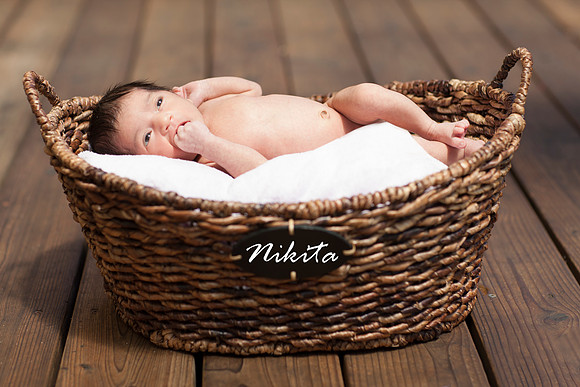 Newborn session studio on-location portrait family