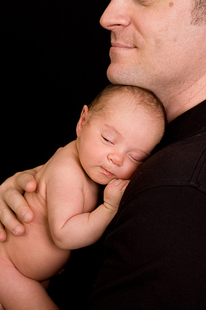 Newborn session studio on-location portrait family