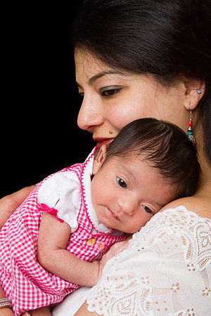 Newborn session studio on-location portrait family