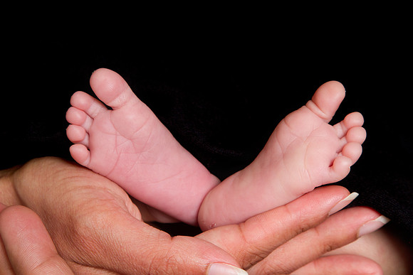 Newborn session studio on-location portrait family