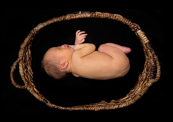 Newborn session studio on-location portrait family