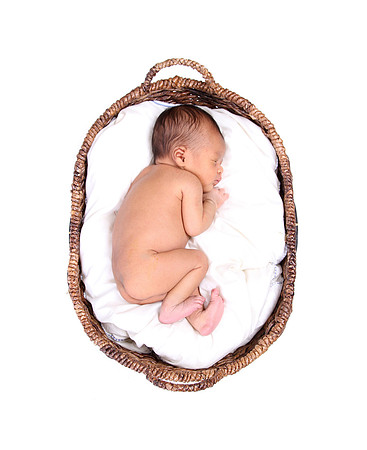 Newborn session studio on-location portrait family