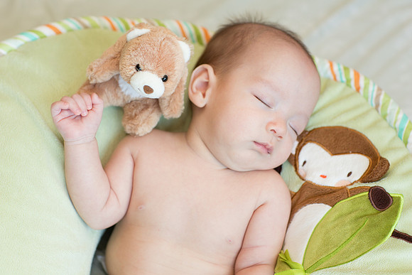 Newborn session studio on-location portrait family