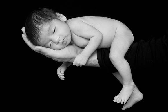 Newborn session studio on-location portrait family