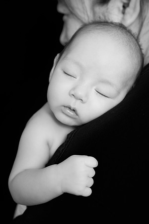 Newborn session studio on-location portrait family