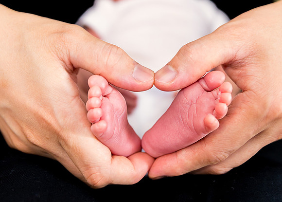 Newborn session studio on-location portrait family