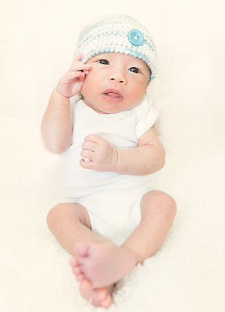 Newborn session studio on-location portrait family