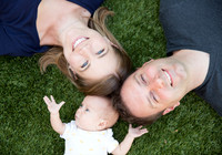 newborn session studio white background