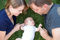 newborn session studio white background