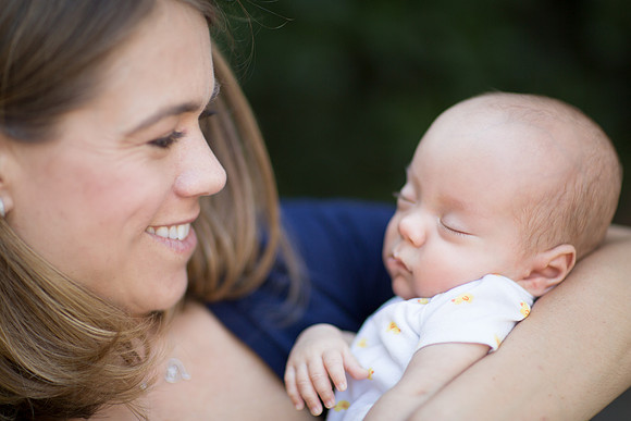 newborn session studio white background