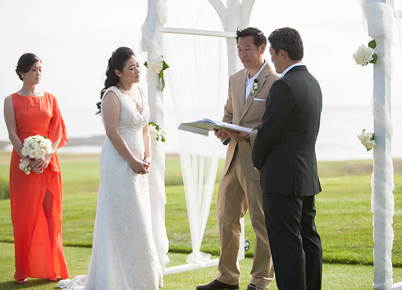 wedding ceremony half moon bay bay area terrificshot Photography