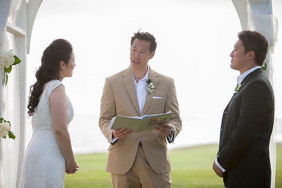 wedding ceremony half moon bay bay area terrificshot Photography