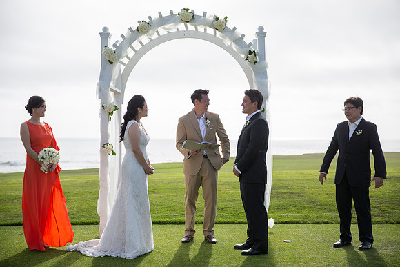 wedding ceremony half moon bay bay area terrificshot Photography