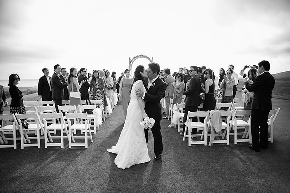 wedding ceremony half moon bay bay area terrificshot Photography