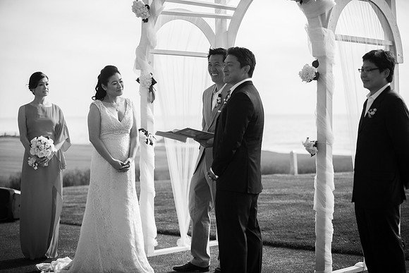 wedding ceremony half moon bay bay area terrificshot Photography