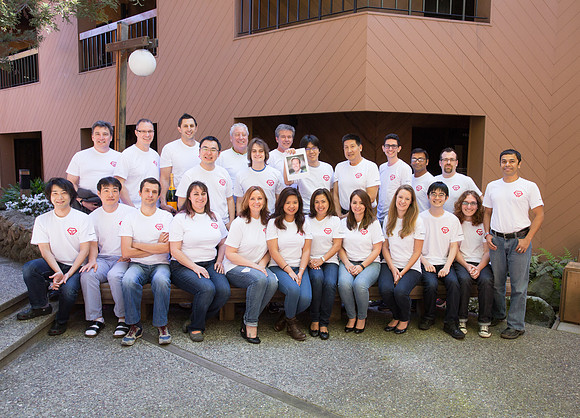 corporate startup headshot group