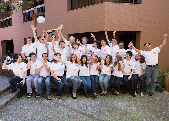 corporate startup headshot group