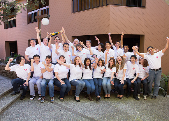 corporate startup headshot group