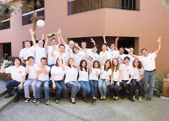 corporate startup headshot group