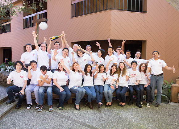 corporate startup headshot group