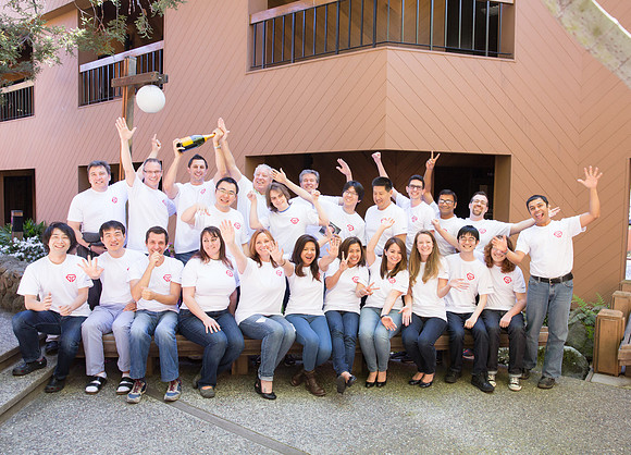 corporate startup headshot group
