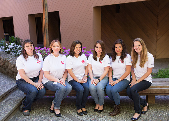 corporate startup headshot group