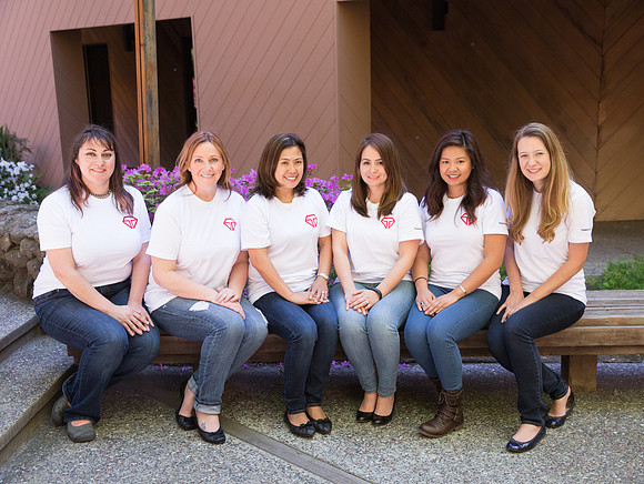corporate startup headshot group