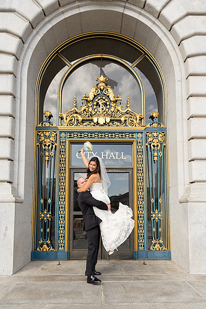 Wedding san francisco city hall  bay area