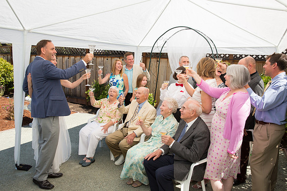 wedding backyard  bay area