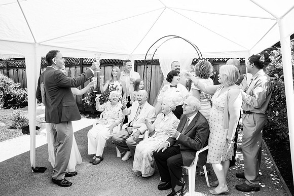wedding backyard  bay area