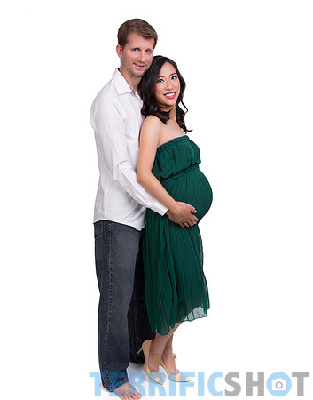 maternity studio portrait Terrificshot Photography