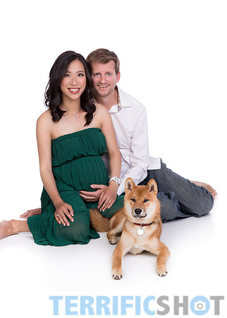 maternity studio portrait Terrificshot Photography