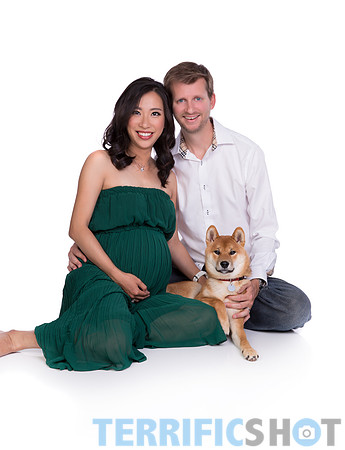 maternity studio portrait Terrificshot Photography