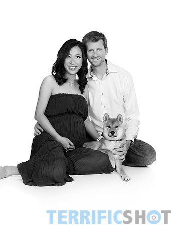 maternity studio portrait Terrificshot Photography