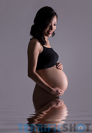 maternity studio portrait Terrificshot Photography