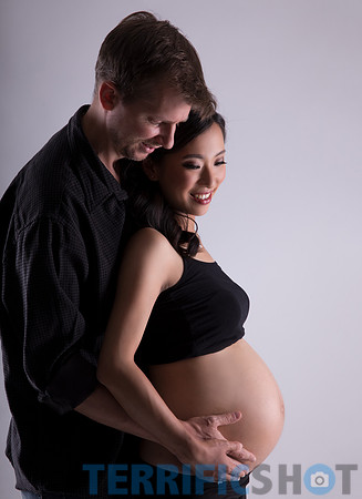 maternity studio portrait Terrificshot Photography