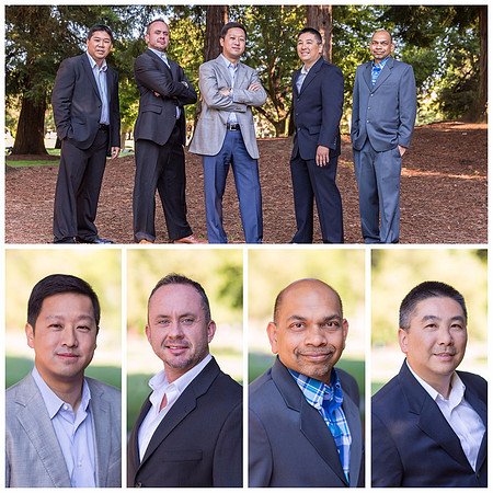 Corporate Business Group photo and individual headshot in natural light