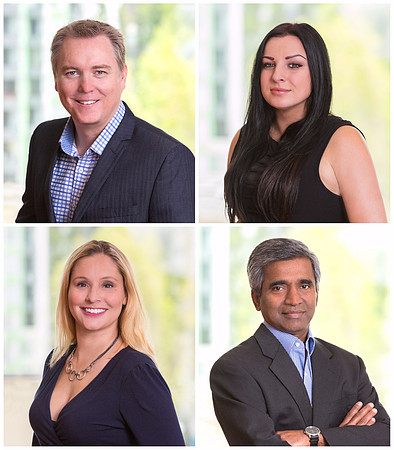corporate business headshot on location
