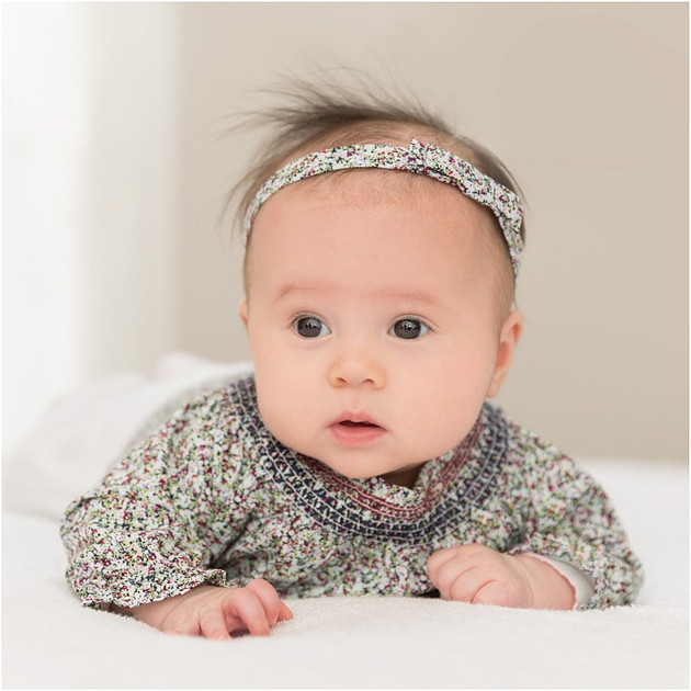 newborn baby girl portrait