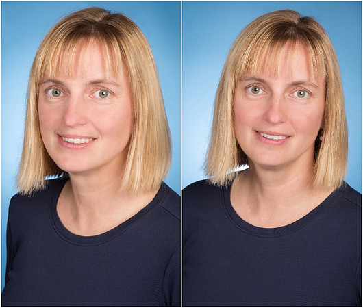corporate_portrait_woman_with_blonde_hair_against_blue_plain_backdrop