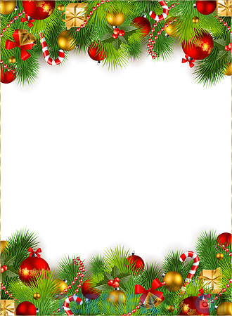 Cute_Christmas_PNG_Photo_Frame_with_Christmas_Ornaments