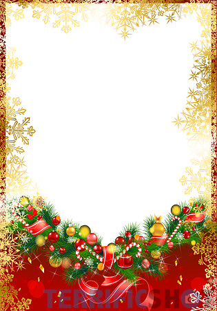 Red_Christmas_PNG_Frame_with_Gold_Snowflakes